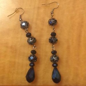 Royal beaded earrings